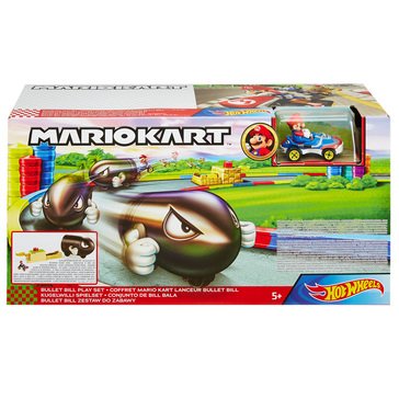 Hot Wheels Mario Kart Bullet Bill Launcher Play Set