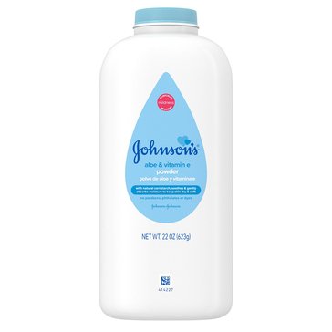 Johnson's Powder Aloe Vitamin E cornstarch 22oz