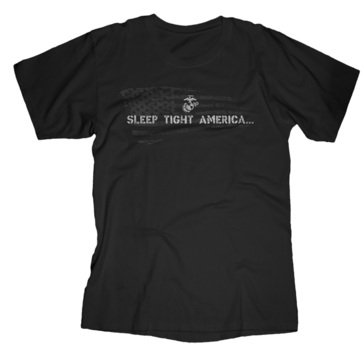 Frontline Military Apparel Men's USMC Sleep Tight America My Grandson Has Your 6 Tee