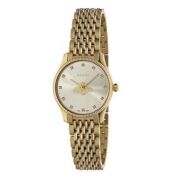 Gucci Women's G Timeless Bee Dial Slim Bracelet Watch