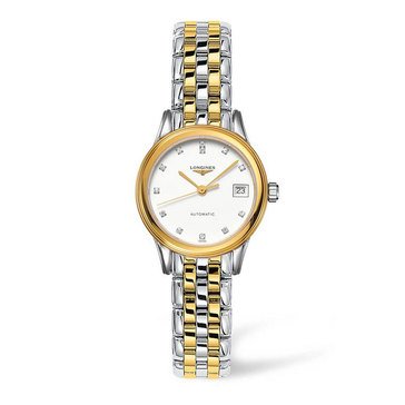 Longine's Women's Flagship Diamond Indicators Automatic Watch