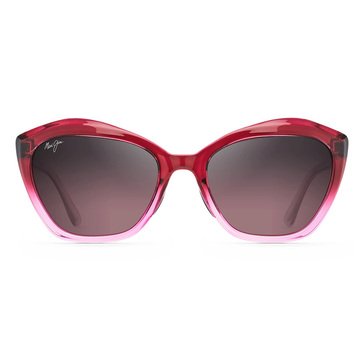 Maui Jim Women's Lotus Polarized Cat Eye Sunglasses