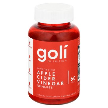 Goli Apple Cider Vinegar Gummies 60ct