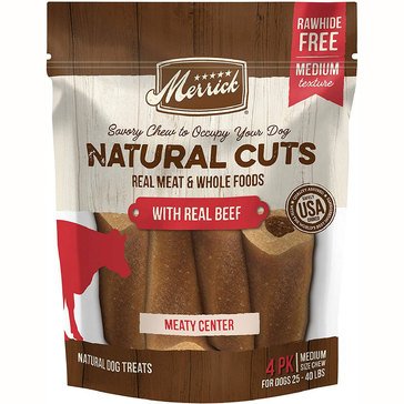 Merrick Natural Cuts with Real Beef Medium Chew