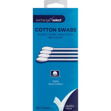 Exchange Select White Cotton Swabs 300ct