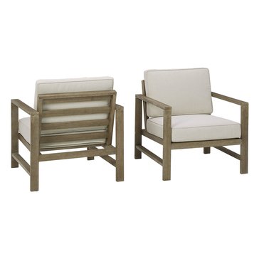 Signature Design by Ashley Fynnegan Lounge Chair with Cushion Set of 2