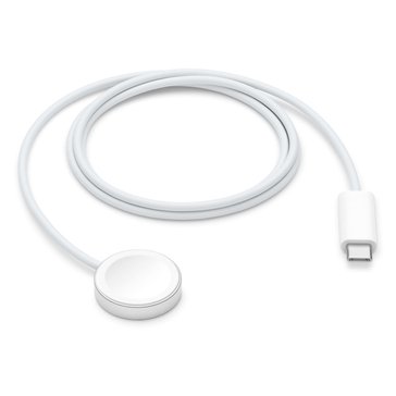 Apple Watch Magnetic Fast Charger to USB Type-C Cable (1m) - White
