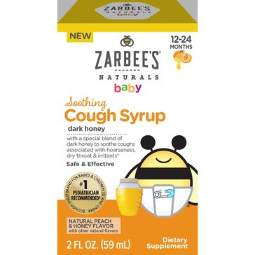 Zarbees Baby Honey Vanilla Cough Syrup