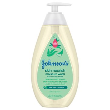 Johnsons Skin Nourish Aloe E Wash