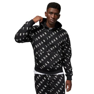 Jordan Mens Essential All Over Print GFX Fleece Pullover Hoodie