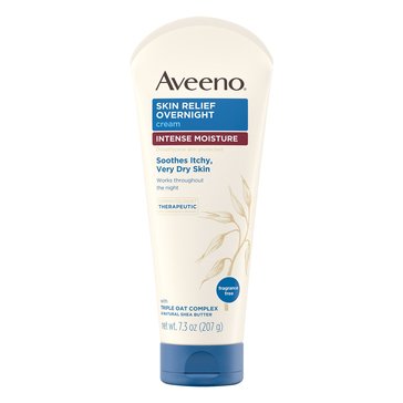 Aveeno Skin Relief Intense Moisture Overnight Cream Fragrance Free