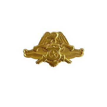 NAVY SECURITY FORCE OFFICER Full Size Satin Gold