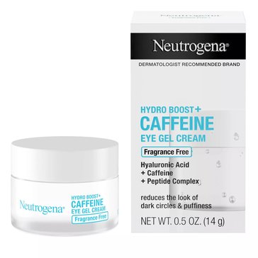 Neutrogena Hydro Boost and Caffeine Eye Gel Cream Fragrance Free