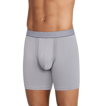 Jockey Men's Cotton Chafe Proof Pouch Boxer Brief 3-Pack