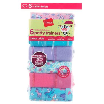 Hanes Toddler Girls' Potty Trainers