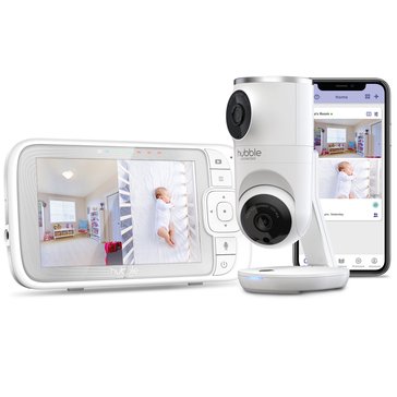 Hubble Connected Nursery Pal Dual Vision 5 Smart HD Dual Camera Baby Monitor