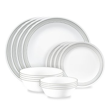 Corelle Mystic 16-Piece Double Bowl Dinnerware Set