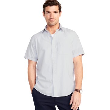 Old Navy Men's Short Sleeve Everyday Hot Tropix Poplin Shirt