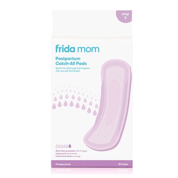 Frida Mom Postpartum Maternity Catch-All Pads for Maximum Absorbency