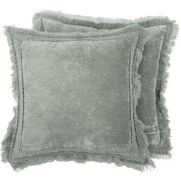 Primitives By Kathy Velvet Lace Decorative Pillow
