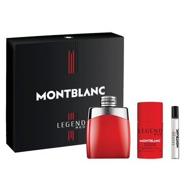 Montblanc Legend Red 3 Piece Gift Set