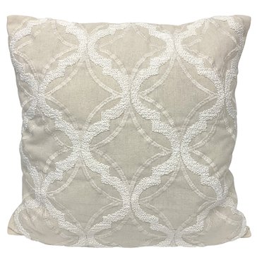Homewear Linens Chenille Geo Decorative Pillow
