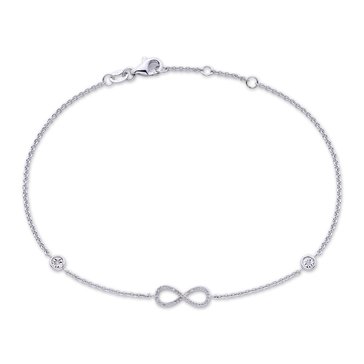 Diamond Accent Infinity Anklet
