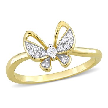 Sofia B. 1/8 cttw Diamond Bow Ring