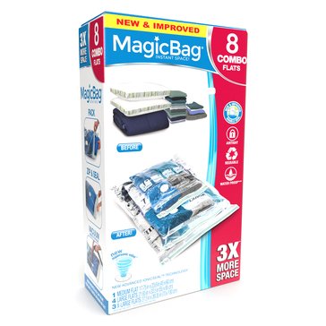 MagicBag Combo Flat Compression Bag, 8-Pack