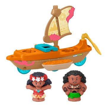 Fisher-Price Little People Disney Princess Moana And Mauis Canoe Playset