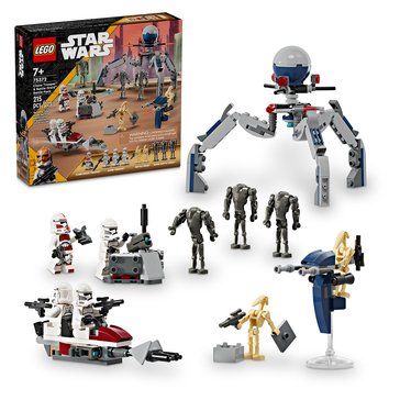 LEGO Star Wars Clone Trooper And Battle Droid Battle Pack Building Set (75372)