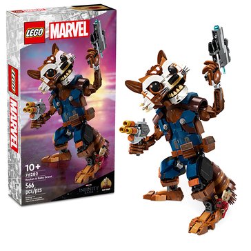 LEGO Marvel Rocket & Baby Groot Building Set Building Set (76282)