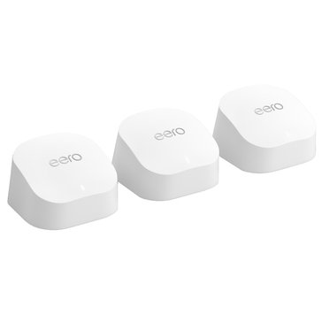 Eero 6 AX3000 Dual-Band Mesh Wi-Fi 6 System, 3-pack