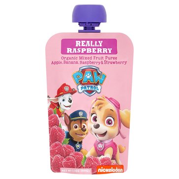 PAW Patrol Really Raspberry Organic Blended Fruit Baby Food Pouch