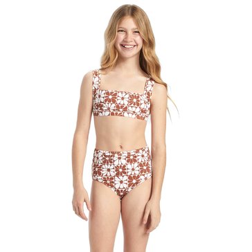 Billabong Big Girls' Flower Tank 2-Piece Swimsuit