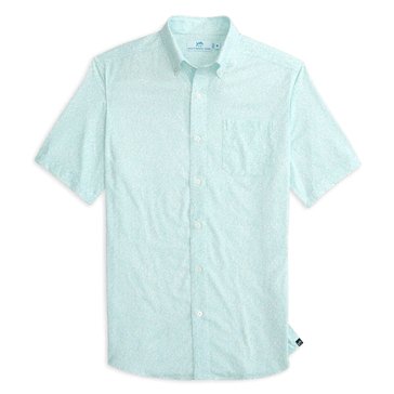 Southern Tides Men's Short Sleeve Brrr Floral Shirt