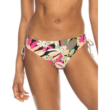 Roxy Women's Printed Beach Classics Hipster Ties Bikini Bottoms