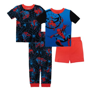 Marvel Big Boys 4-Piece Pajama Sets