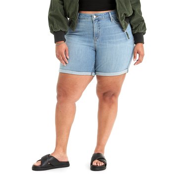 Levi's Women's Mid Length Shorts (Plus Size)