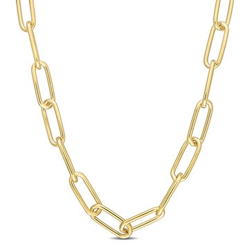 Sofia B. Men's Polished Paperclip Chain Necklace