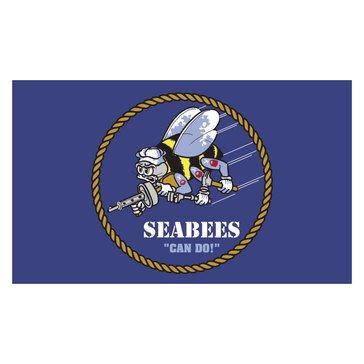 Mitchell Proffitt Seabees Flag 3 X 5