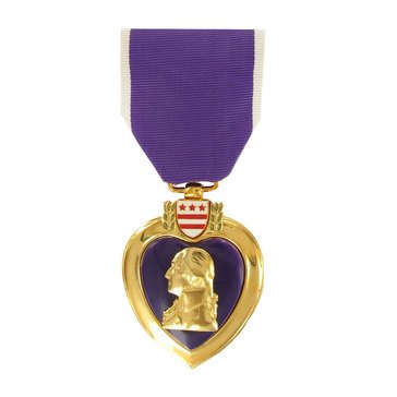 Medal Large Anodized Purple Heart