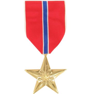 Medal Large Anodized Bronze Star