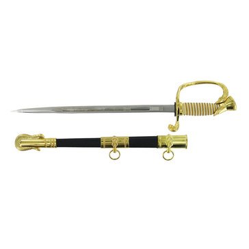Letter Opener Navy Officer Sword with removable Scabbard 10.25