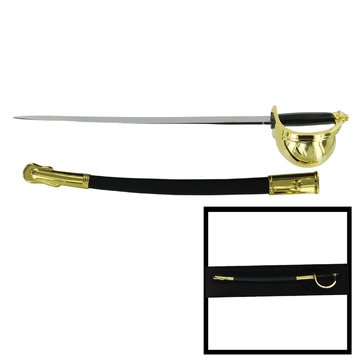 Letter Opener Navy CPO Cutlass with removable Scabbard 10.25