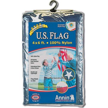 Annin 4'X6' US Premium Nylon Embroidered Flag