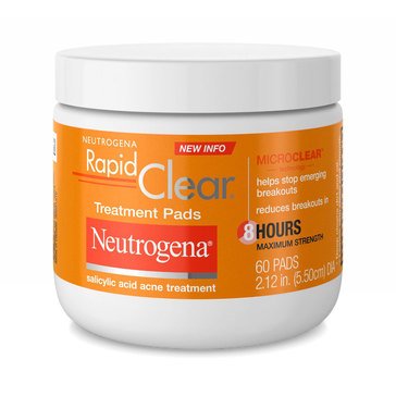 Neutrogena Rapid Clear Acne Treatment Pads 60ct