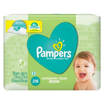 Pampers Multi Use Baby Wipes - Refreshing Rain 3-pack, 56ct