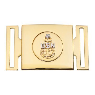 CPO Cutlass Gold Buckle with E8 Emblem