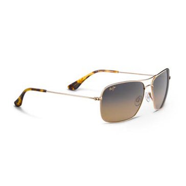 Maui Jim Unisex Wiki Wiki Gold Polarized Aviator Sunglasses